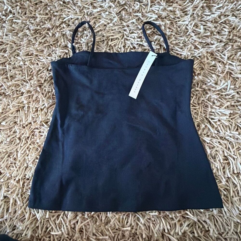 Susana Monaco Essential String Top in Midnight Size S - Picture 3 of 6